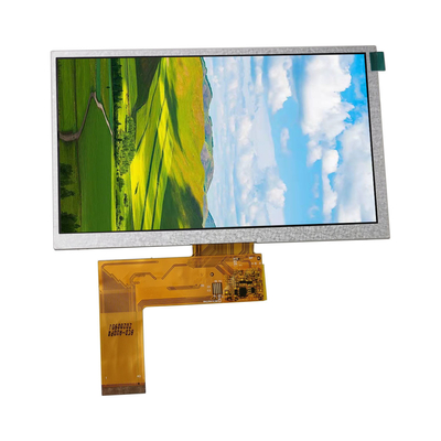 Un bon prix. 5,0 interface industrielle 800x480 du panneau d'affichage de Tft de pouce 40pin RVB en ligne