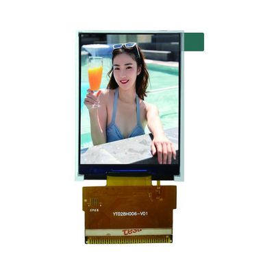Un bon prix. Écran LCD petit écran d'affichage de 2,8 pouces couleur TN écran vertical TFT 240 * 320 résolution interface MCU adapté pour l'affichage terminal des instruments et des compteurs en ligne